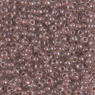 Miyuki rocailles Perlen 8/0 - Cocoa lined crystal 8-224